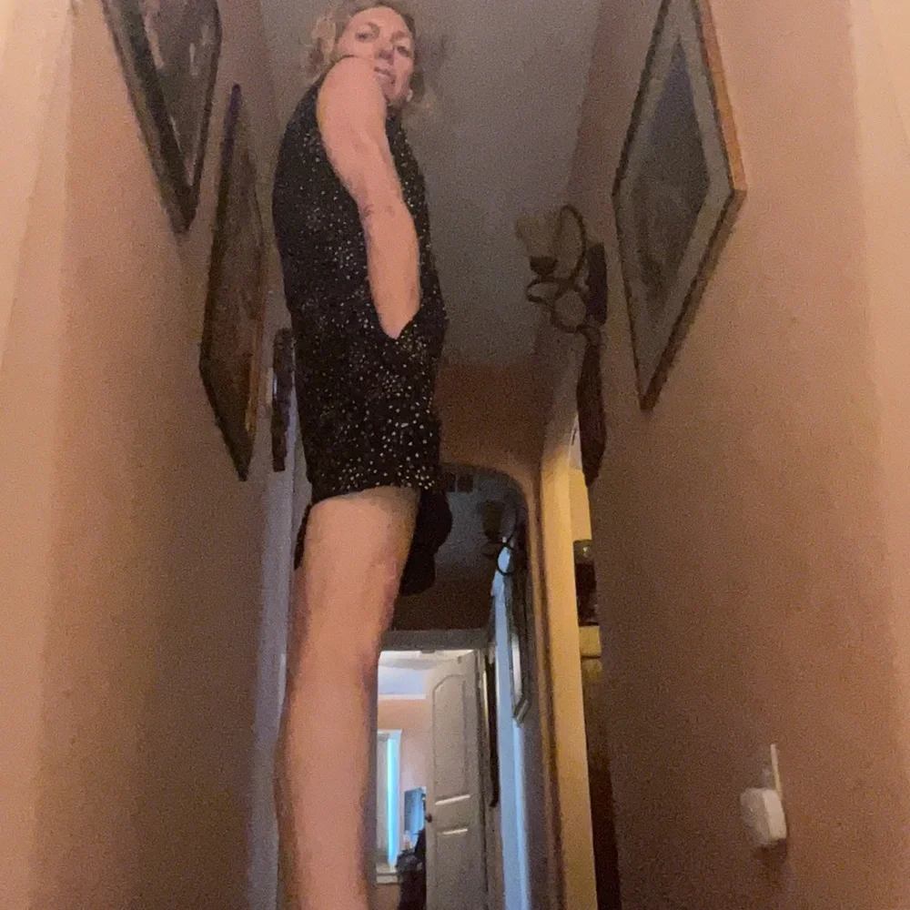 Saint Laurent Black and White STAR ⭐️ Pattern Dress! - Picture 7 of 9